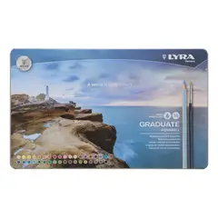 LYRA - Lápices Acuarelables Graduate Aqua Lata 36 Colores 36 Colores