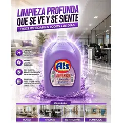 GENERICO - Limpiapiso con Silicona Ais Lavanda 5 Lts