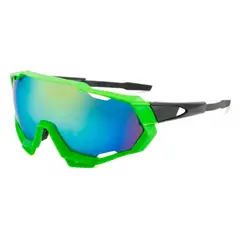 GENERICO - Lentes de Ciclismo Deportivos B-098 UV400 Marco TR90 Negro Multicolor