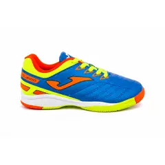 JOMA - Zapatilla Toledo Junior Azul Amarillo Futbol Sala Indoor Nino