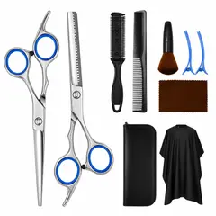 GENERICO - Set Tijera Cortar Pelo Entresacadora Cabello Peluquería