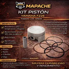 GENERICO - Kit piston Yamaha FZ25 std