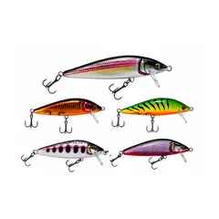 GENERICO - Pack 5 Señuelos de Pesca Poseidon Minnow 10 g Colores Surtidos Trucha y Salmón
