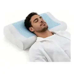 ATURE - Almohada Viscoelástica Cervical Con Gel Refrigerante Hogar