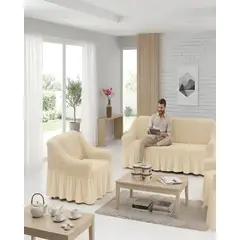 MYLHOGAR - Fundas Elásticas para Sofá Living 3 Piezas Protectoras 3 Cuerpos