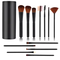 YAYKO - Set 12 Brochas Maquillaje Profesional Cepillos