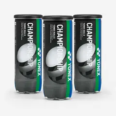 YONEX - Set Pelota De Tenis CHAMPIONSHIP Tarro X3