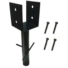 AMBM SHOP - Soporte Anclaje O Base Para Pilar De Madera 6x6 Cepillado