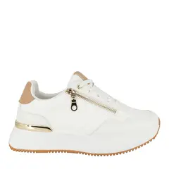 ALQUIMIA - Zapatilla Urbana con Taco Chino Deportivo Kat Blanco