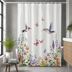 CAP DOR - Cortina de Baño Colibrí
