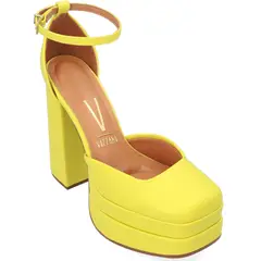 VIZZANO - Maxi Plataforma Eco Cuero Amarillo