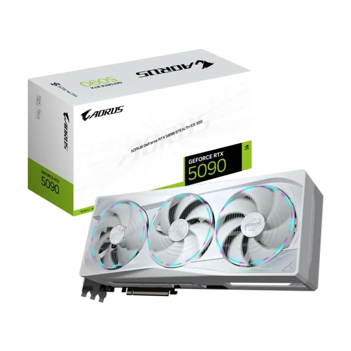 AORUS - Tarjeta de Video AORUS RTX 5090 STEALTH ICE 32GB GDDR7
