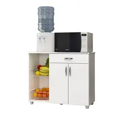 HOGA - Mueble de Cocina Frutero 2 Puertas 1 Cajón Acacia Blanco