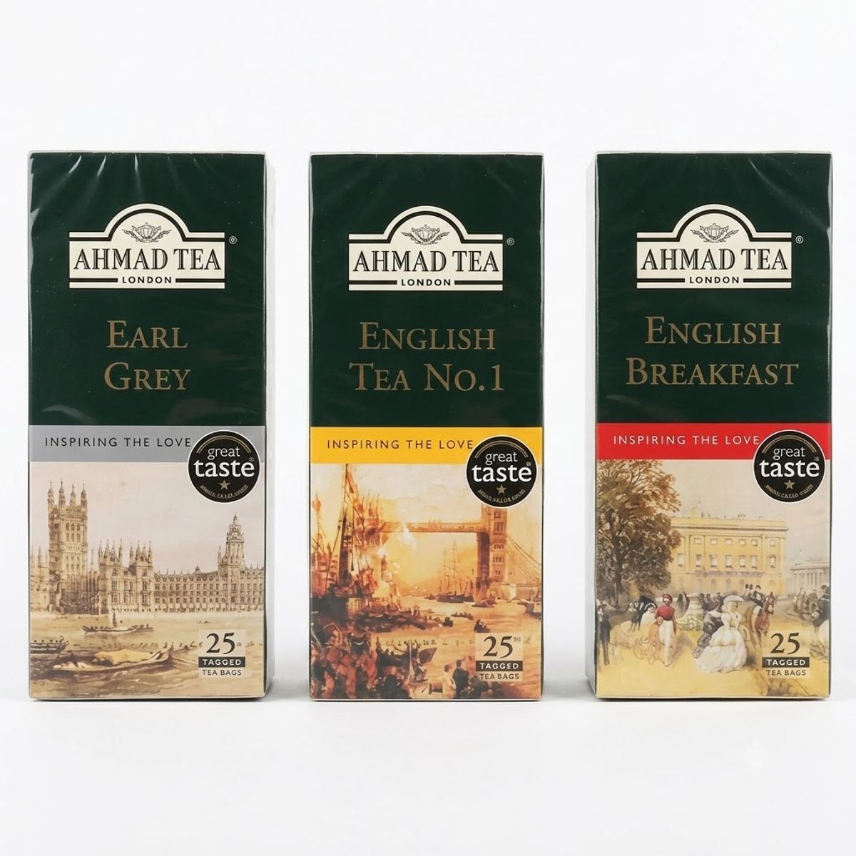 AGE BEAUTIFUL - Trio75s Ahmad Tea Clasico Te Negro Earl Grey,english,breakfast