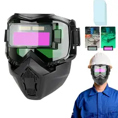 GENERICO - Máscara Soldar Fotosensible Automática Din 9-13 Profesional