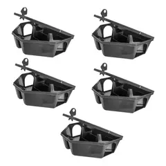 MERCADO PLAGA - Pack 5 Trampas Ratones Caja Cebadera Ratox Light Con Llave