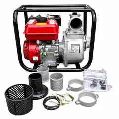 GENERICO - Motobomba Profesional 2 Pulgadas Gasolina 6.5HP