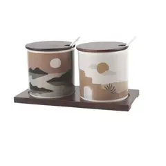GENERICO - Set de 2 Tazas de Vidrio Borosilicato Doble Pared Térmicas
