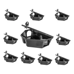 MERCADO PLAGA - Pack 10 Trampas Ratones Caja Cebadera Ratox Light Con Llave