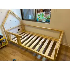 GENERICO - Cama Casita Estilo Montessori Plaza Media