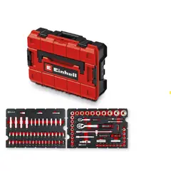 EINHELL - SET DE JUEGO DE HERRAMIENTAS 121 PIEZAS E-CASE