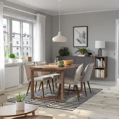 IKEA - Mesa MÖRBYLÅNGA, chapa roble café acacia, 140x85 cm