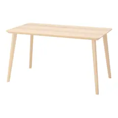 IKEA - LISABO Mesa, chapa fresno, 140x78 cm