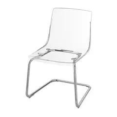 IKEA - TOBIAS silla transparente/cromado