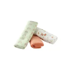 PUMUCKI - Set de 3 tutos de Algodón bebé
