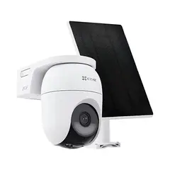 EZVIZ - Cámara AOV WIFI PT 4MP 2K+ CON PANEL SOLAR IR 15M 5200MA IA