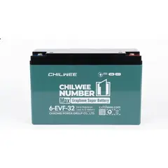 GENERICO - Batería Gel Grafeno Chilwee 6-evf-32, 12v 32ah, Moto Eléctrica