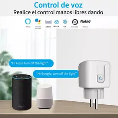 GENERICO - Enchufe Inteligente Wifi Tuya Alexa Y Google Smartlife BELUG