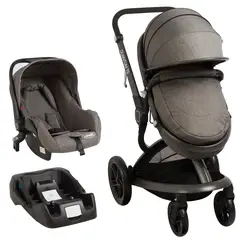 BEBESIT - Coche Travel System Quantum Grey