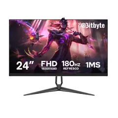 BITBYTE - Monitor Gamer 24 Pulgadas Full HD 180Hz 1ms HDMI