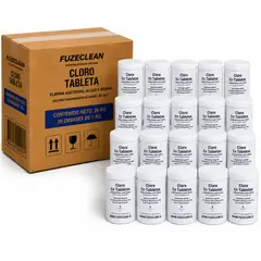 FUZE CLEAN - Cloro en Tabletas para Piscina 20 kg FuzeClean