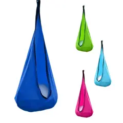 GENERICO - Columpio Sensorial Hamaca Niños Interior Y Exterio Con Cojín Color Azul