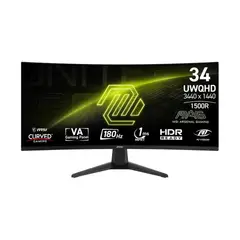 MSI - Monitor Gamer MAG 346CQ 34" VA Curvo UWQHD 180Hz 1 ms