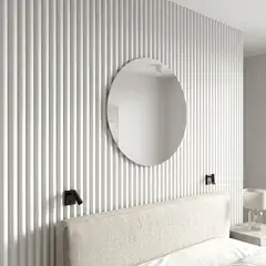 HOGA - Panel Pvc Revestimiento Cóncavo 2,9m x 20 cm x 12mm Blanco