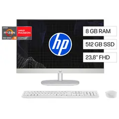 HP - All in One 24-cr0232la AMD Ryzen 3 8GB RAM 512GB SSD Windows 11 Home