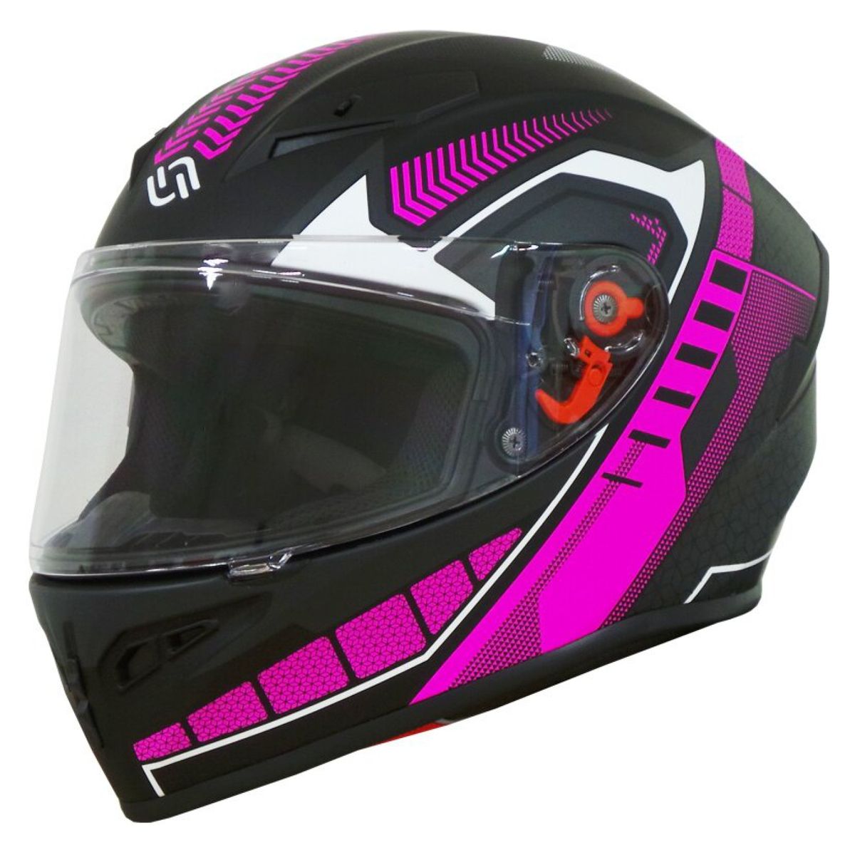 SHIRO HELMETS - Casco Moto Shiro Sh-870 Forza Rosa Fluor