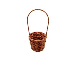 GENERICO - Cesta De Mimbre Para Frutas 34x15 cm
