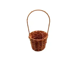 GENERICO - Cesta De Mimbre Para Frutas 38x18 cm