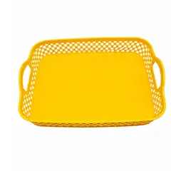 GENERICO - Cesta Almacenamiento Colores Plastico