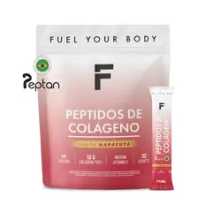 FUEL NUTRITION - Péptidos De Colágeno Hidrolizado Peptan®, Vitamina C, Biotina - - Sin sabor - 30 días