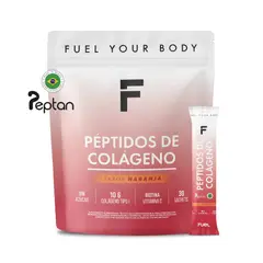 FUEL NUTRITION - Péptidos De Colágeno Hidrolizado Peptan®, Vitamina C, Biotina - - Sin sabor - 30 días