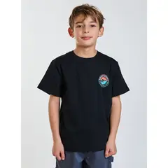 MAUI AND SONS - Polera MC Shild Negro Infantil