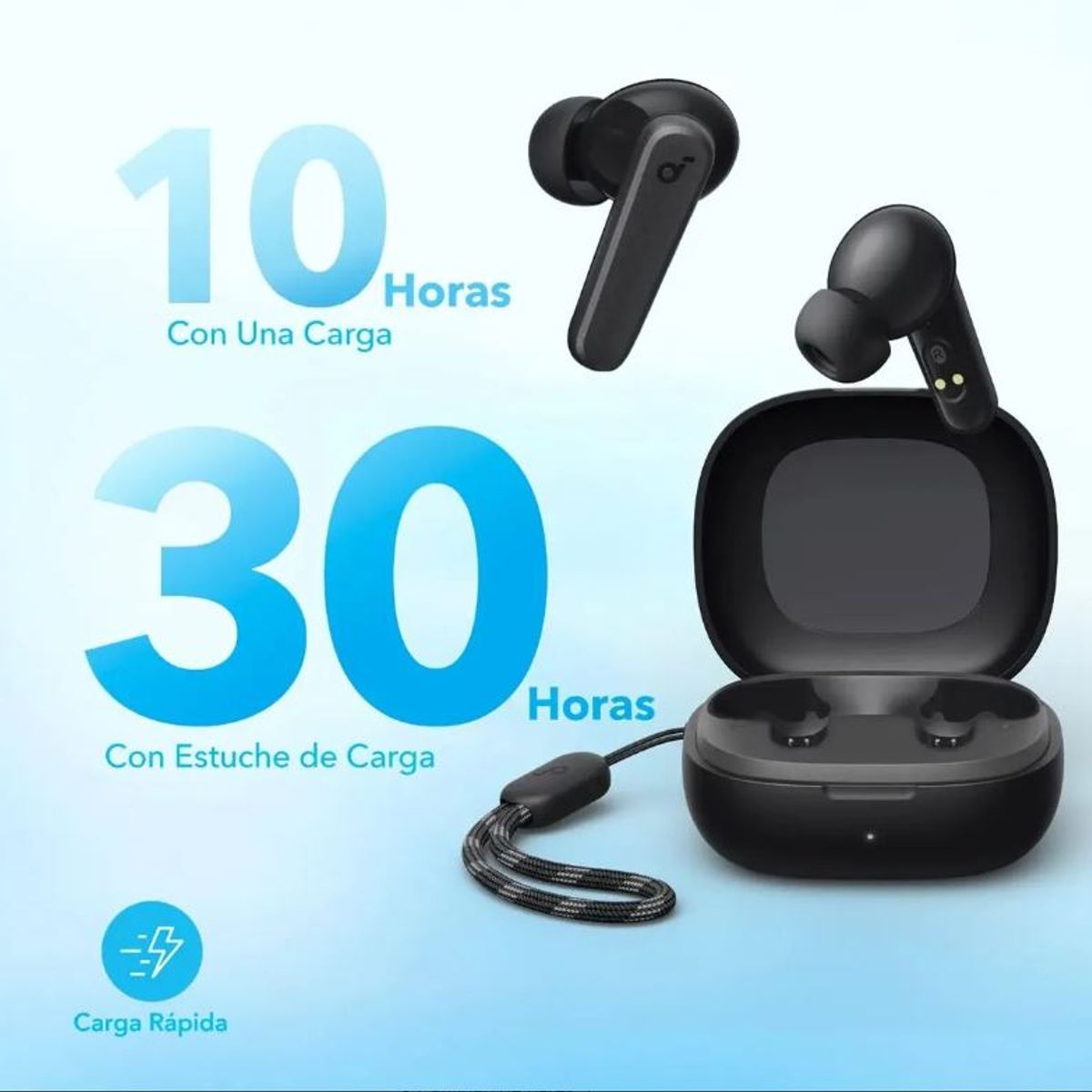 ANKER - Audifonos Inalámbricos Bluetooth Tws In-ear 30h Ipx5