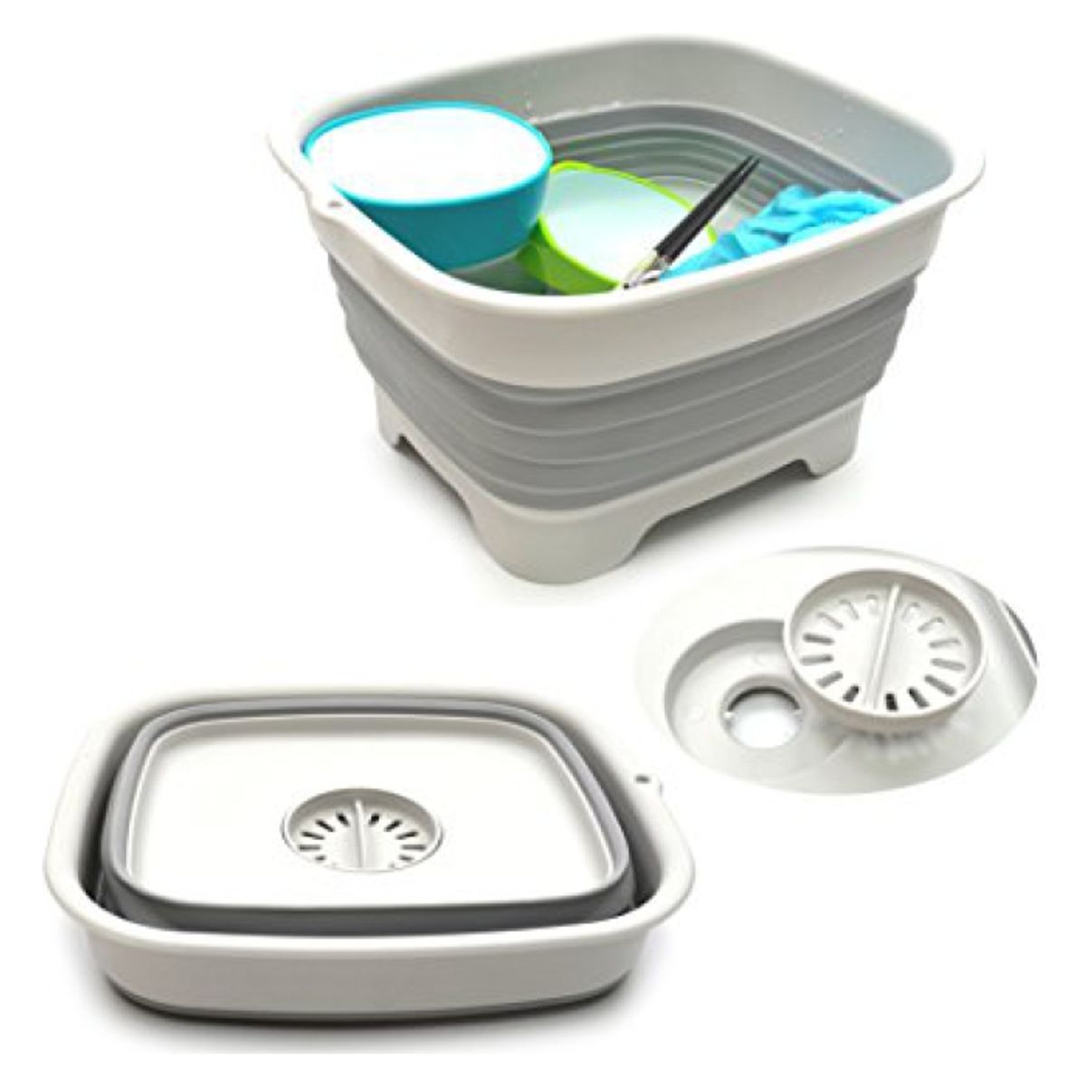  - Lavaplatos Portátil Para Camping Sammart 9 Litros