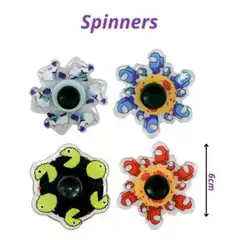 GENERICO - Spinner Antiestrés Colores Surtidos 6cm 1 Pcs