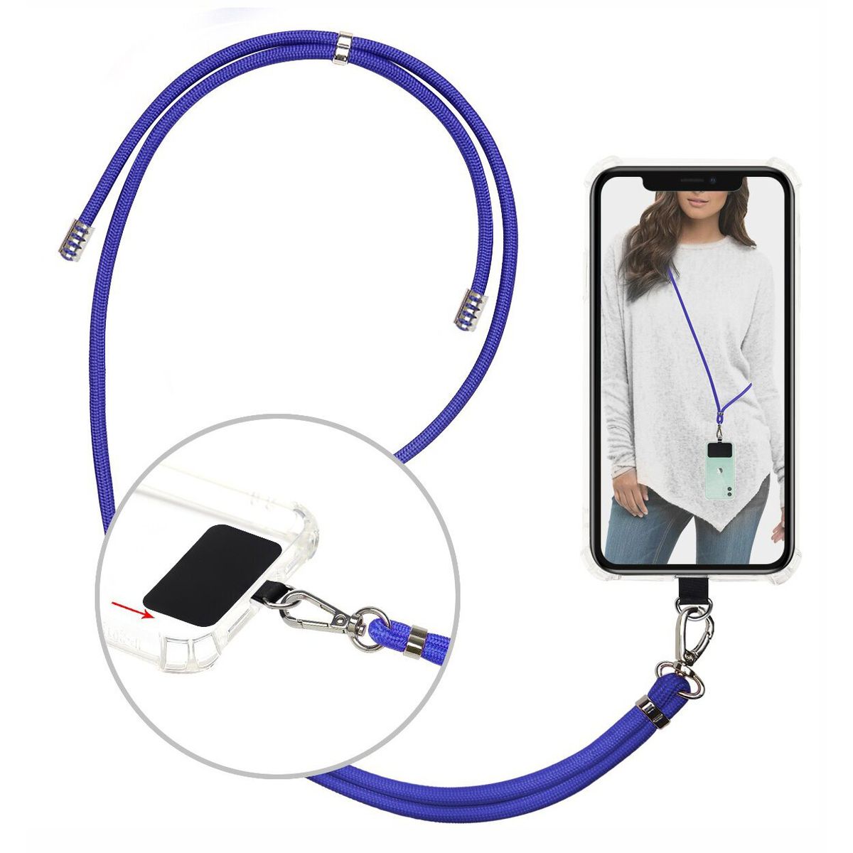 MONTREAL - Correa cordón para carcasa de celular universal